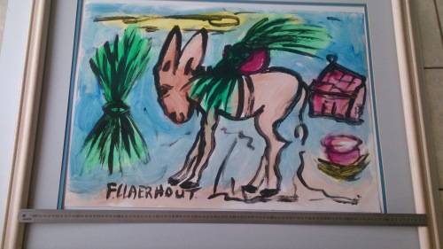 Massive Frans Claerhout Acrylic On Board, Signed and dated 2000 - Verified by Keith Johns Gallery