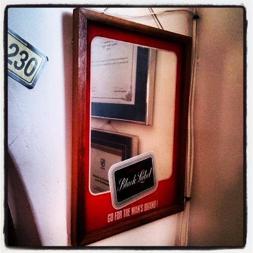 Black Label Bar Mirror!!!