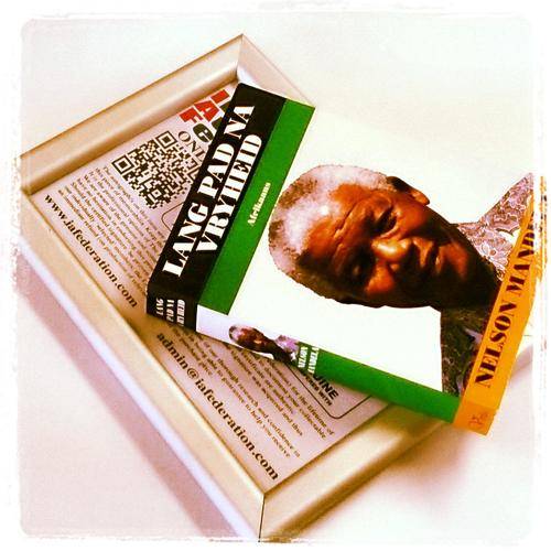 Signed 1st Edition Long Walk To Freedom in Afrikaans (Rare!!!) with COA