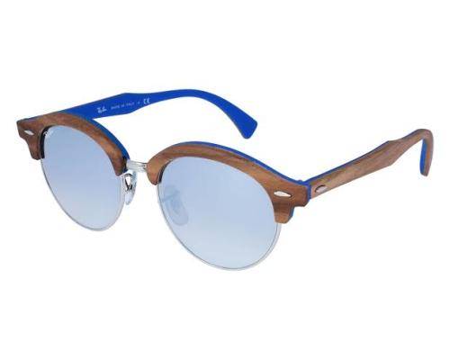 ***Ray Ban** CLUB ROUND WOOD RB 4246-M