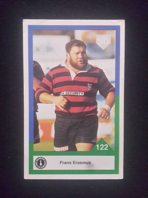 1992 Sports Deck Trading Card # 122 Frans Erasmus