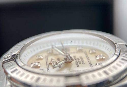 Ladies Breitling Cockpit Diamond MOP dial **Read Description**