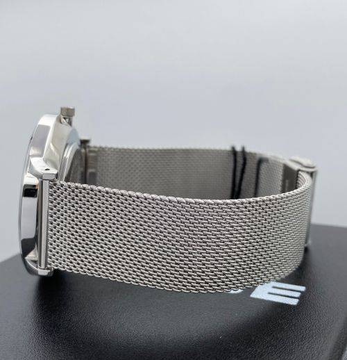 *Brand new* Police Men`s Berkeley Blue Dial and Silver Toned Mesh Watch
