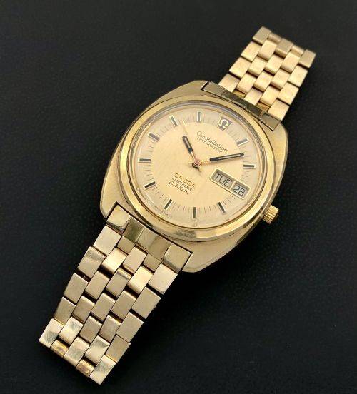 Vintage Omega Constellation electronic f300hz Day-Date