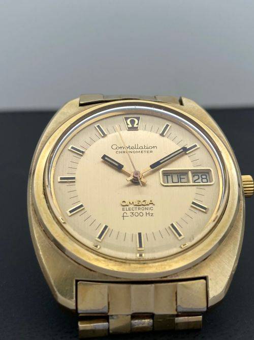 Vintage Omega Constellation electronic f300hz Day-Date