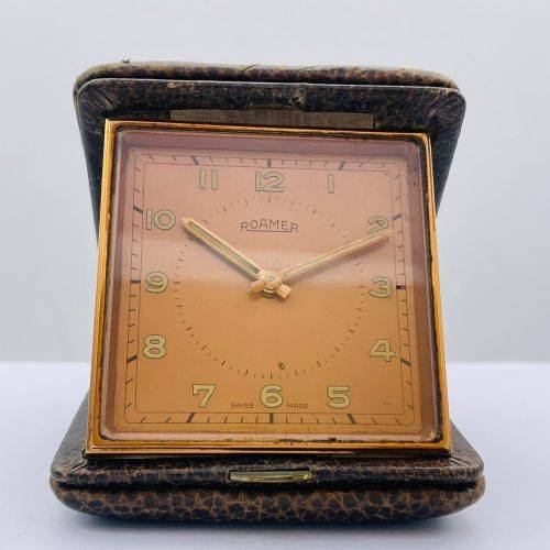 ROAMER Vintage Mechanical SWISS Made Alarm Clock