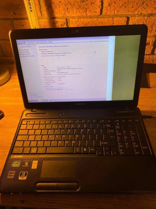 Toshiba i5 Laptop NVIDIA Graphics