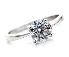 SIMULATED DIAMOND RING IN 925 STERLING SILVER