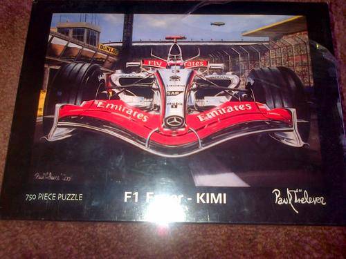 F1 FEVER!!!!!!!!    Kimi - 750 piece puzzle