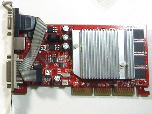 NVIDIA FX5200 128MB AGP 8X NA-52000+TD16 VGA DVI TV-OUT
