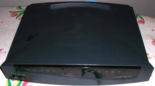 Cisco 801 ISDN Router with Console Cable and Software c800-k8osy6-mw.123-3a.bin!!!