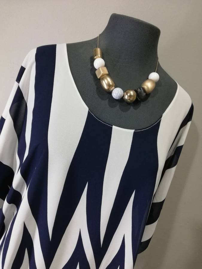 Kaftan Top by VANILLA LEE / Size: Large (Ladies 38 - 40 - 42) Bespoke designer top