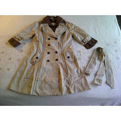 *** STYLISH LADIES TRENCH-COAT JACKET WITH BEAUTIFUL DESIGN & HALF SLEEVE*** S T U N N I N G
