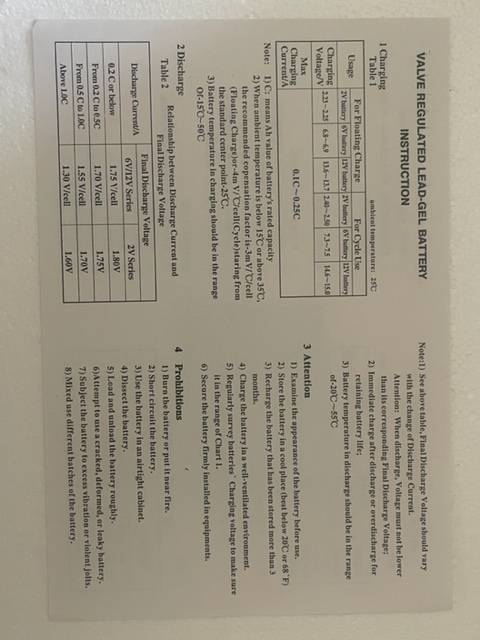 200AH Gel Deep Cycle Solar Batteries