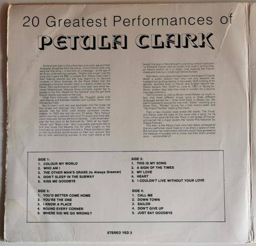 20 Greatest Performances of PETULA CLARK