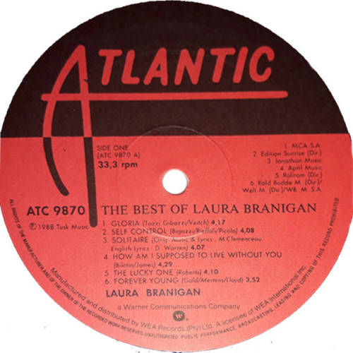 Laura Branigan  The Best Of Laura Branigan