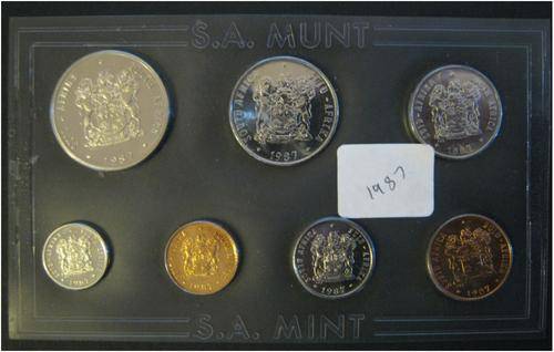 SA Mint Sets 1977-1985 & 1987 Collection (10 in all)