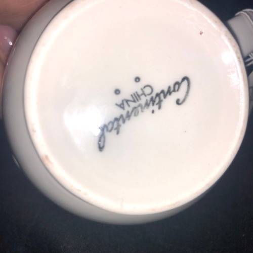 Continental creamerand sugar bowl(PORC733)