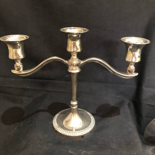 Candle holder silver plated(MIS2/35)