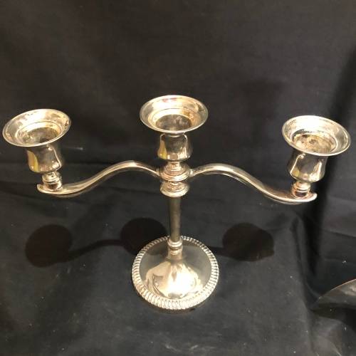 Candle holder silver plated(MIS2/35)