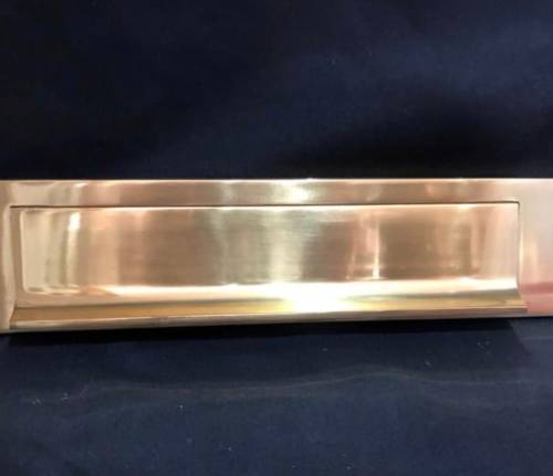 Post/Letter plate brass