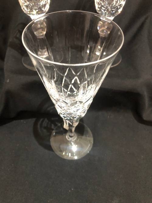 Glasses Stuart Crystal champagne flutes each