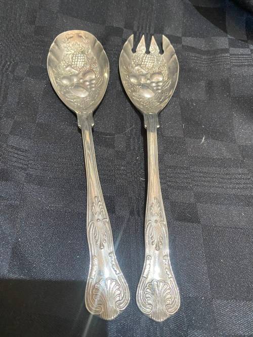 Salad servers Kings pattern(E)
