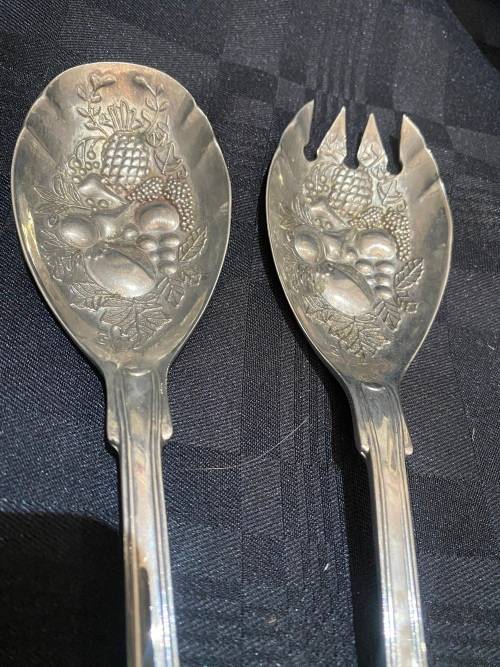 Salad servers Kings pattern(E)