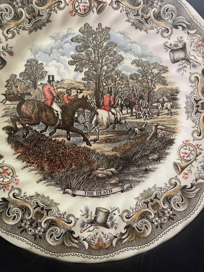 Plate display Churchill The Death