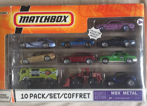 Matchbox 10 Pack Set New