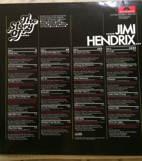 Jimmy Hendrix - The Story Of Jimmy Hendrix