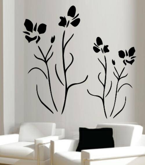 VINYL DECAL - FLOWERS TYPE 4 - WALL ART