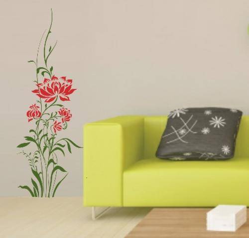 VINYL DECAL - FLOWER TYPE 8 - WALL ART