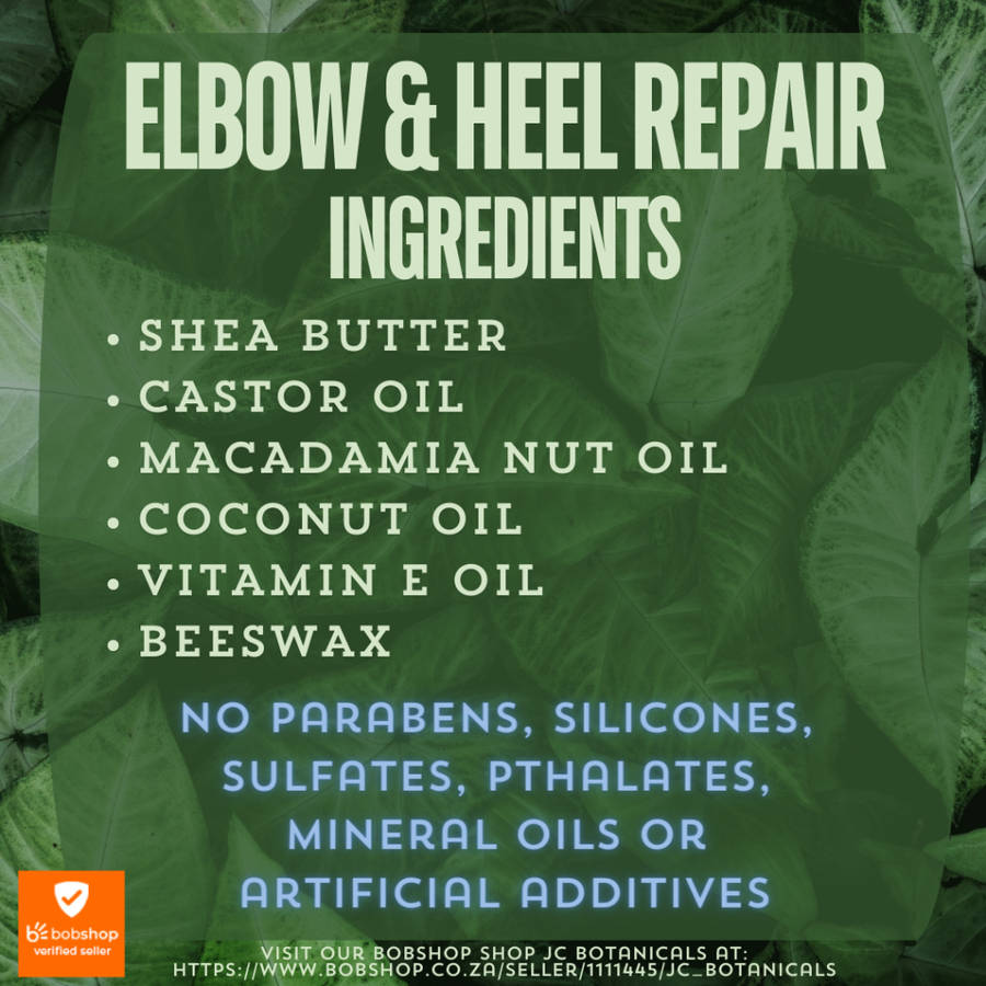 All Natural Elbow & Heel Repair Balm 12g - Ideal To Protect Your Skin Against the Harsh Winter Cold