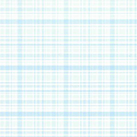 Scrapbooking Paper 30cm x 30cm - Blue Tartan - Crafts Scrapbooking