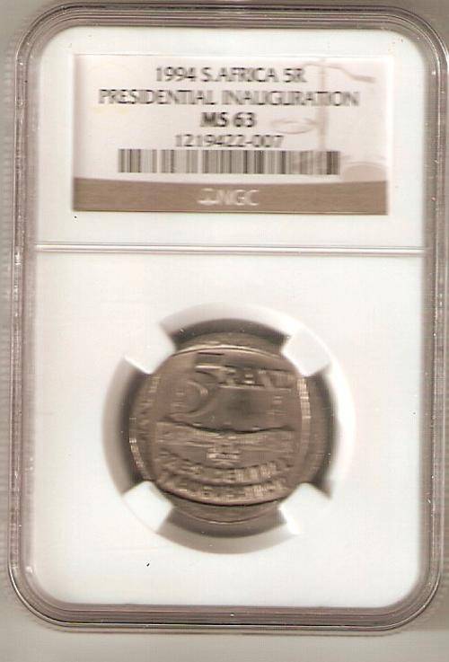 $$$ 1994 PRESIDENTIAL INAUGURATION NGC GRADED MS63 GREAT COLLECTORS COIN $$$$