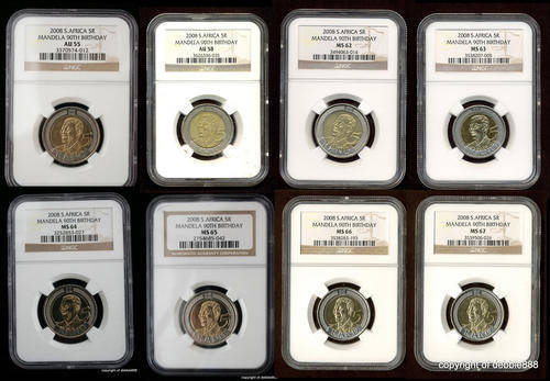 THE 2008 NGC GRADED N/MANDEL B/DAY SET