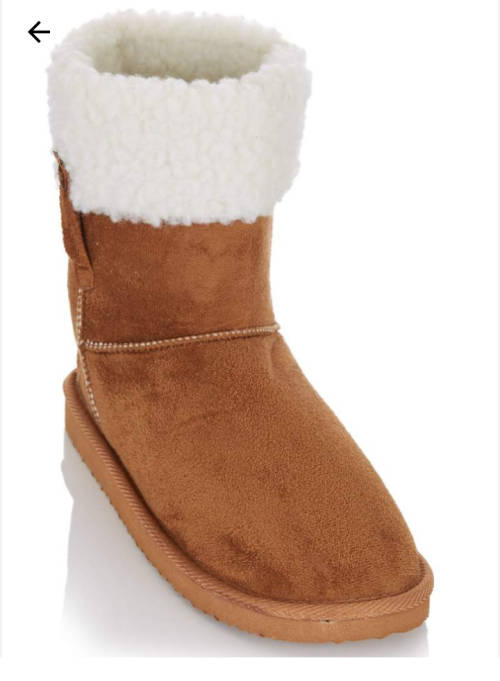 Fleece winter snow boots by Cuddle Up