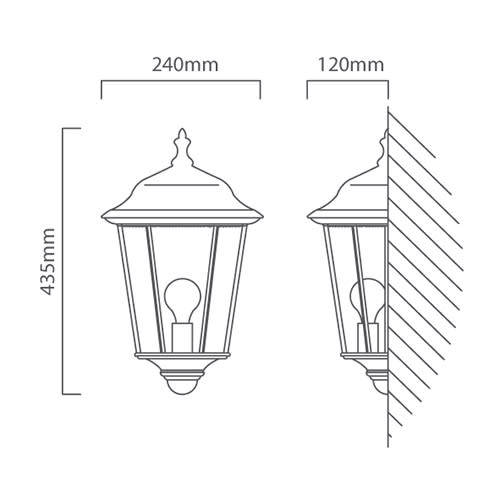 Outdoor light Wall lantern Eurolux