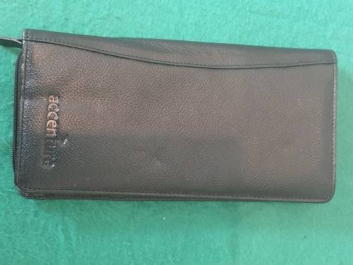 GENUINE LEATHER WALLET /CARD HOLDER NAME ACCENTURE USED
