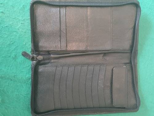 GENUINE LEATHER WALLET /CARD HOLDER NAME ACCENTURE USED