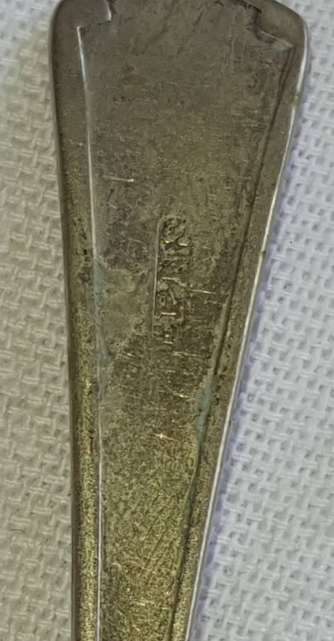 A DOZEN ANTIQUE DESERT FORKS SOLD AS IS