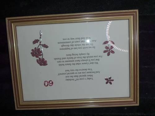 A COLLECTION OF PICTURE FRAMES SOLD AS IS