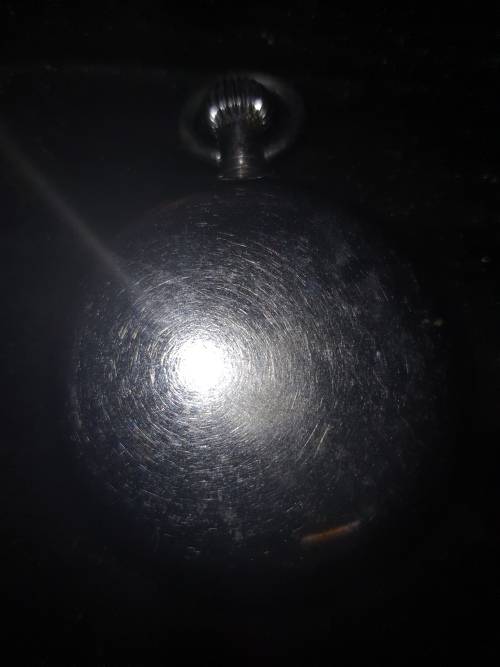 A vintage pocket timer watch missing the face glass , but in working condition sold as is