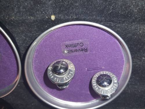 TWO RARE VINTAGE TED BAKER MENS CUFFLINKS SOLD AS IS