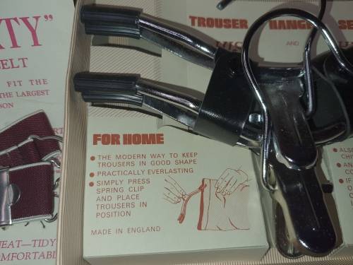 Vintage Travelers Trouser Hanger in Original Box