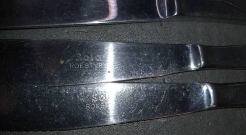Vintage Sola Roestvry Dutch Cutlery