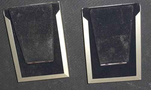 TWO VIRTUALLY BRAND-NEW SMALL PICTURE FRAMES SOLD AS IS