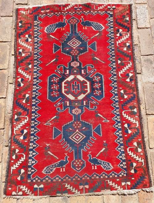Vintage Multi-Coloured Persian Rug