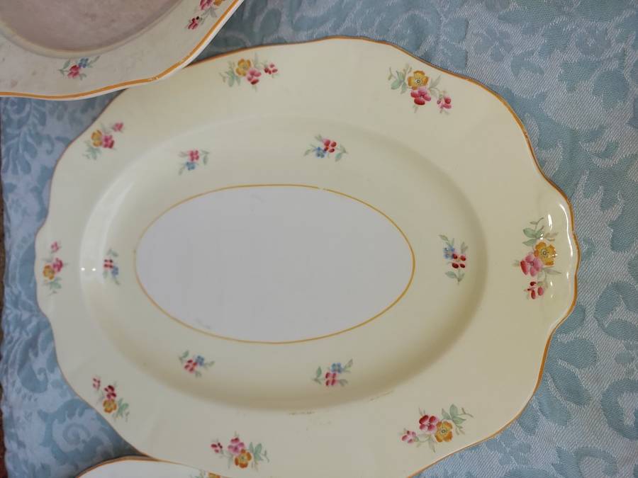 A VINTAGE 30 PIECE BY ALFRED MEAKEN ENGLAND DINNER SET